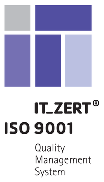 IT_ZERT-Siegel ISO 9001 Qualitätsmanagement